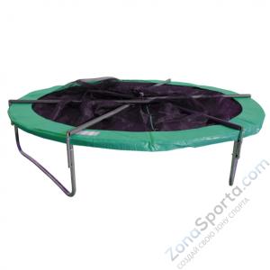 Батут DFC JUMP 12ft c сеткой, цвет green