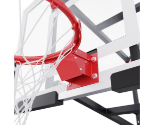 Баскетбольный щит DFC со съёмным регулятором высоты, стекло 6 мм, 110 х 70 см