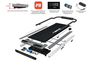 Беговая дорожка Unix Fit R-300C Red