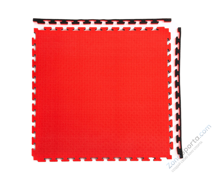 Будо-мат DFC, 100 x 100 см, 20 мм, цвет чёрно-красный