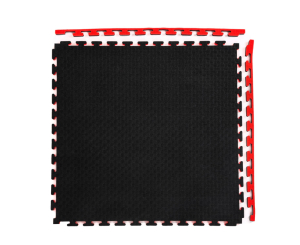 Будо-мат DFC, 100 x 100 см, 20 мм, цвет чёрно-красный