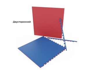 Будо-мат EVA DFC 100 x 100 см, 20 мм, цвет сине-розовый