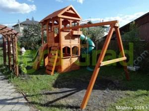 Детская площадка IgraGrad Клубный домик 2 с трубой