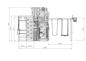 Детская игровая площадка IgraGrad X5