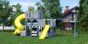 Детская игровая площадка Савушка PlayHouse-6 с домиком