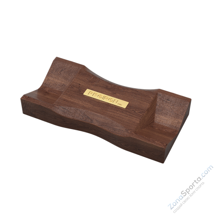 Гантель из латуни и черного дерева 3 кг с подставкой Proiron