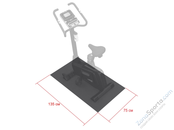 Коврик Unix Fit для кардиотренажеров (135/75)