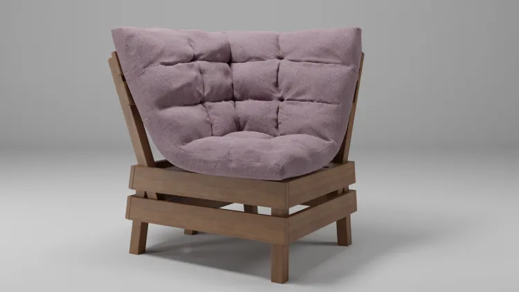 Кресло деревянное угловое Savushka Type-YD