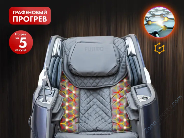 Массажное кресло Fujimo Combat 4D Серый