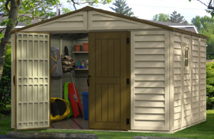 Пластиковый сарай WoodBridgePlus