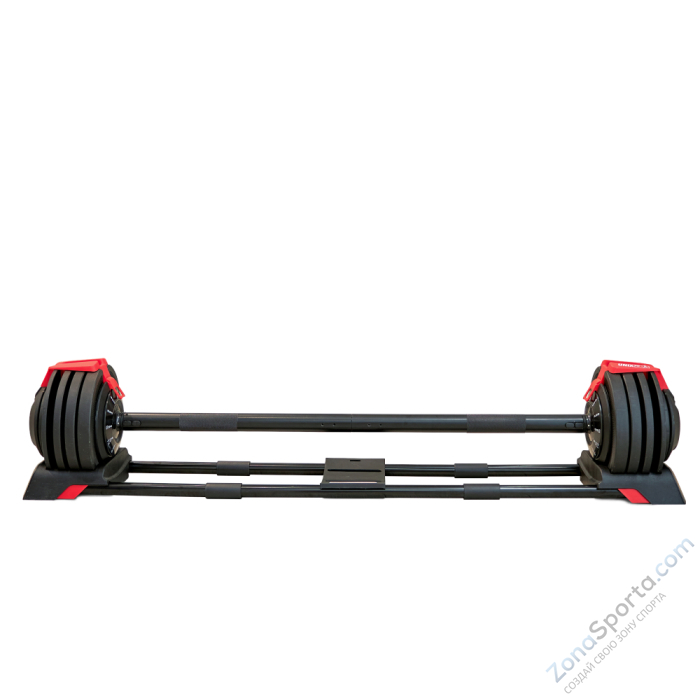 Штанга регулируемая многофункциональная 3 в 1 Unix Fit 24 кг