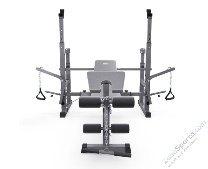 Скамья со стойками под штангу DFC D707 Master S