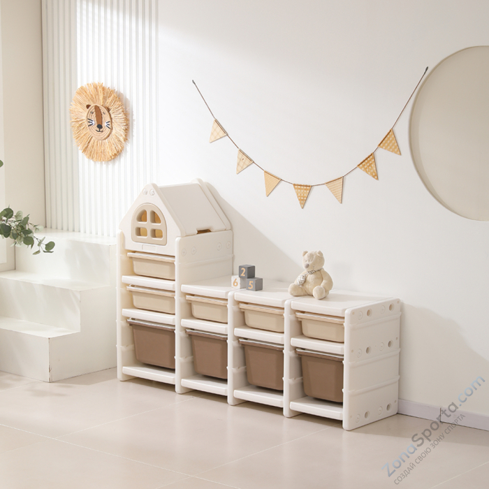 Стеллаж для игрушек Unix Kids Camel (9 ящиков)