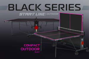 Стол теннисный Start Line Compact-2 LX Всепогодный Black