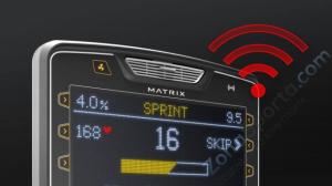 Вертикальный велоэргометр Matrix Performance с консолью Premium LED