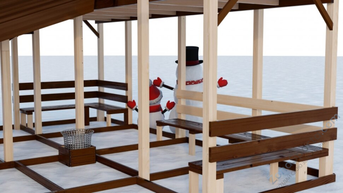 Зимняя горка Самара